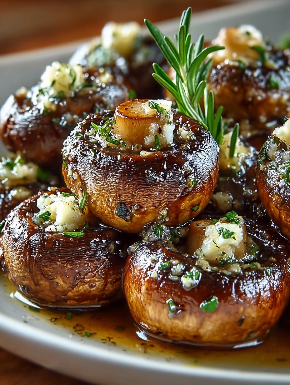 Steakhouse Garlic Butter Mushrooms